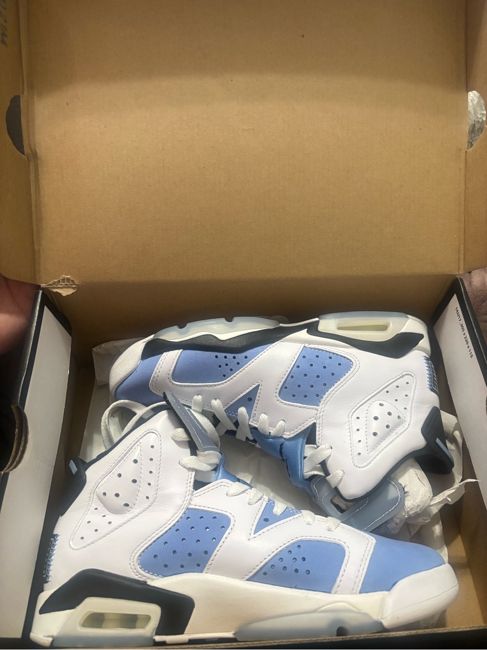 UNC WHITE 6s GS